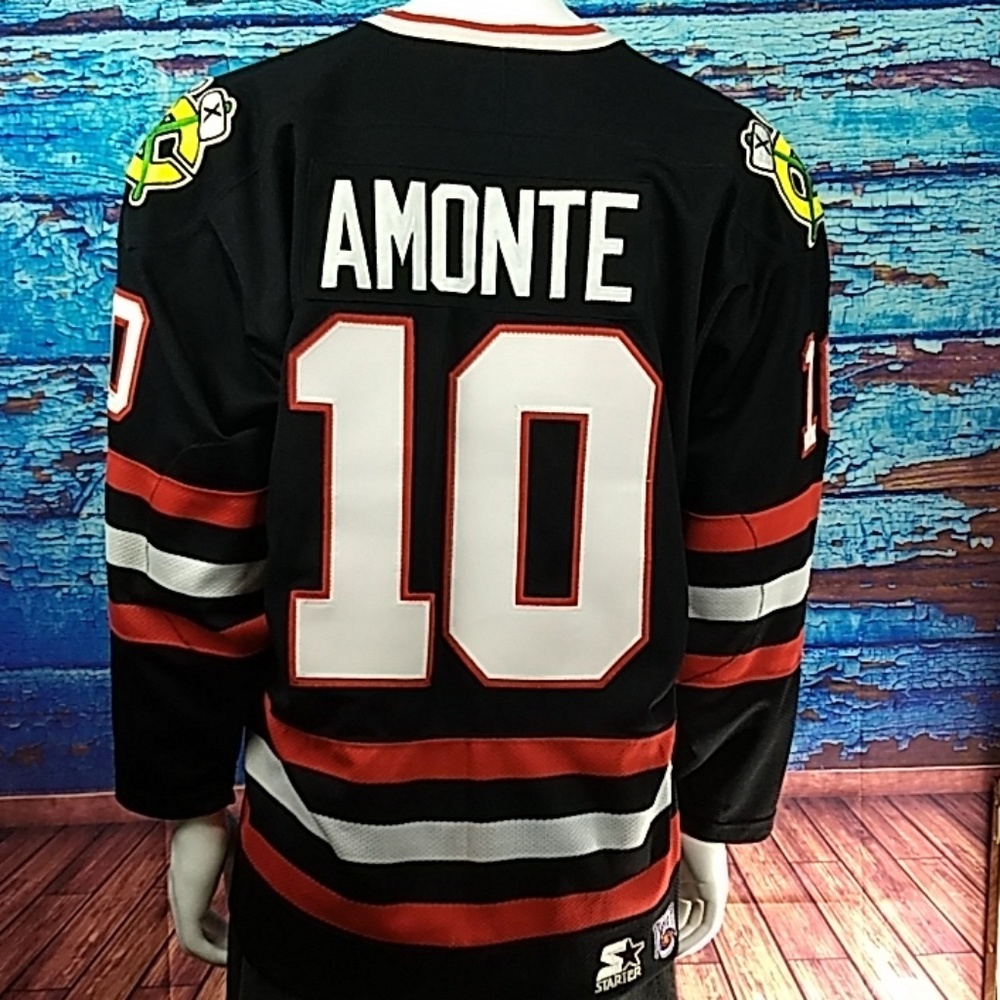 Don Amonte Blackhawks VTG NHL Team Captain jersey